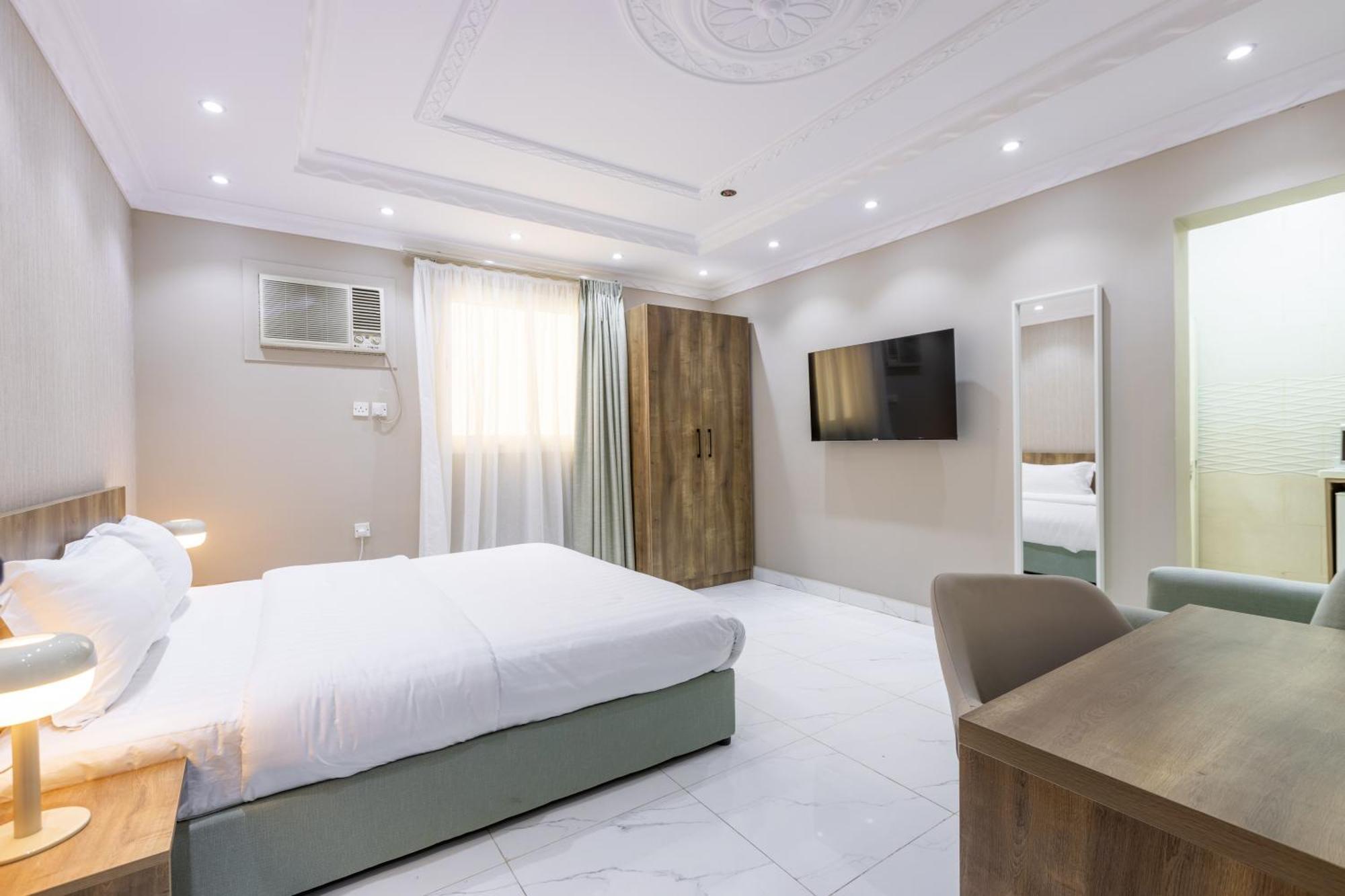 マディーナAl-Rajhi Luxury Modern Flats - Nozol Noor 6アパートメント エクステリア 写真